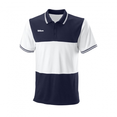 Wilson Tennis Polo Team II navy blue/white Men